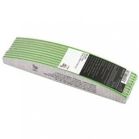 Peggy Sage 10 Zebra Hard Nail File 2 Faces Halfpipe 100/180