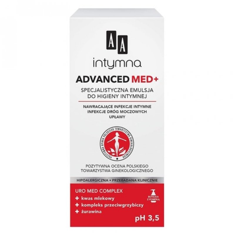 AA Intimna Advanced Med Specialist Emulsion for Intimate Hygiene pH 3.5 300ml