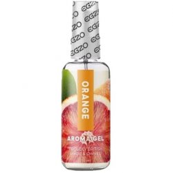 EGZO Aroma Gel Orange Water-Based Aromatic Lubricant with Orange Flavor for Delicious Oral Sex 50ml