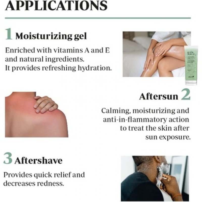 Ebers Aloe Vera Gel with Vitamins A and E 250ml