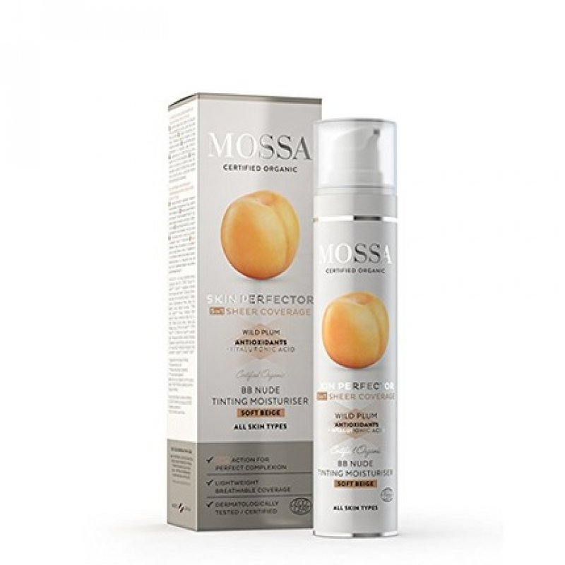 MOSSA Mattifying Tinted BB Cream for All Skin Types Soft Beige 50ml