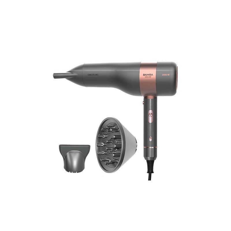 Cecotec 04225 sèche-cheveux 2000 W Gris, Or rose