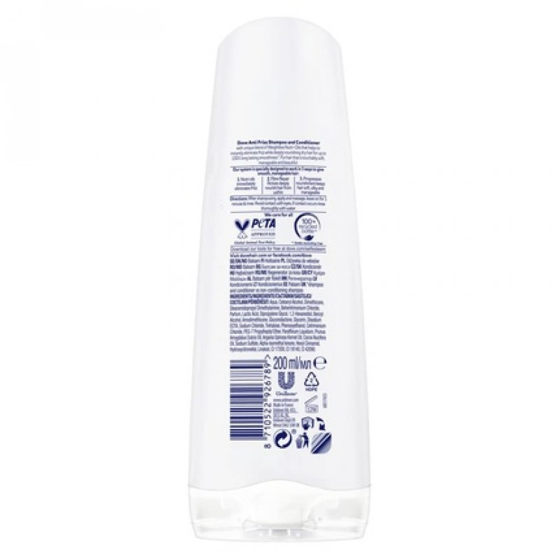Dove Conditioner for Dry, Frizzy Hair Anti-Frizz Nourishing 200ml