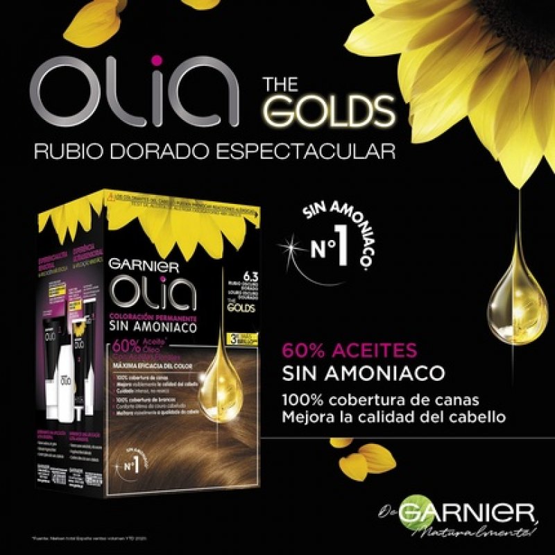 Garnier Olia Permanent Coloring 7,3 Golden Dark Blonde