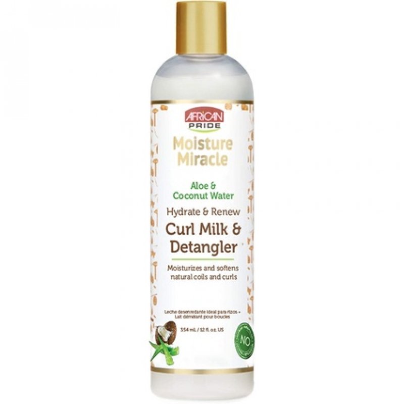 African Pride Moisture Miracle Milk and Detangler 12oz