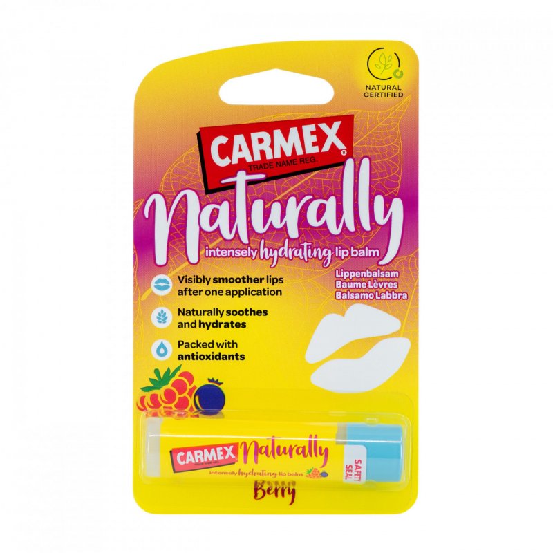 CARMEX Naturally Stick Berry baume pour les lèvres Beaume pour les lèvres Femmes