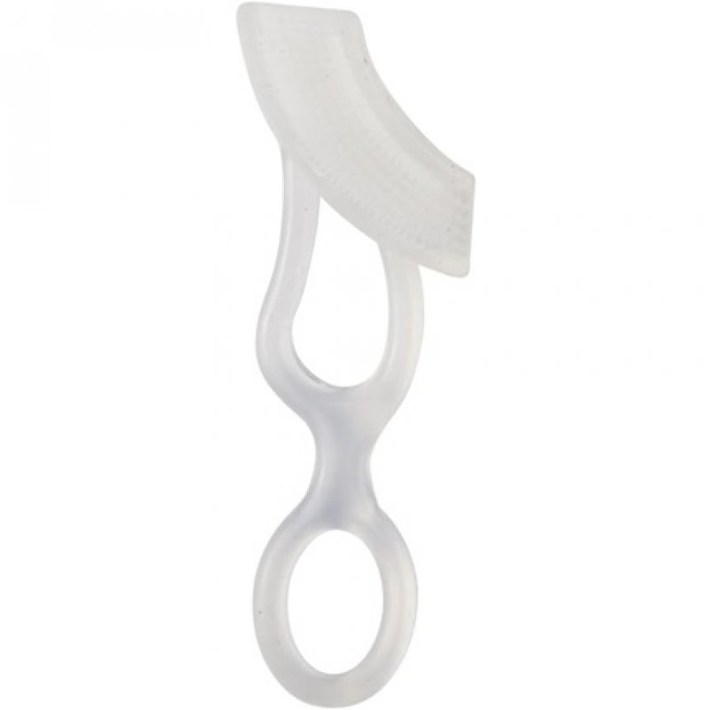 Jack N' Jill Kids Stage 3 Silicone Tooth and Gum Brush - Double-Sided Brush for Whole Mouth Cleaning - Gentle on Tiny