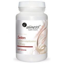 Aliness Selenium L-Selenomethionine 200mcg 100 Tablets