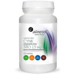 Organic Zinc Trio 15mg ALINESS Immune System Functioning 100 Tablets