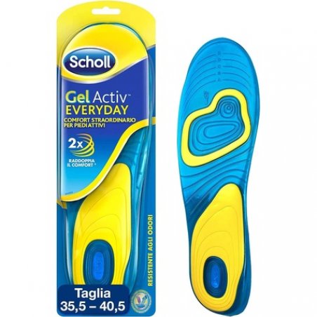 Scholl Gel Active Insoles Everyday For Women Size 38-42