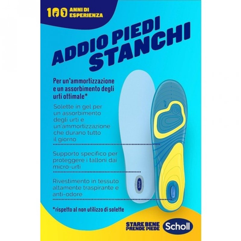 Scholl Gel Active Insoles Everyday For Women Size 38-42