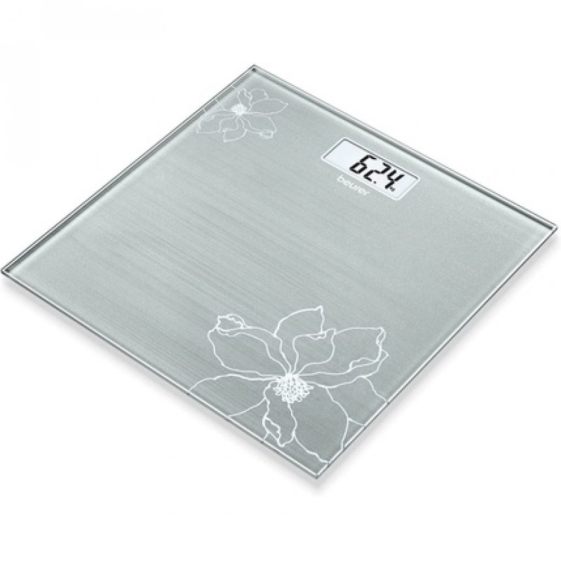 Beurer GS 10 Glass Scale with Glitter Effect and Easy-to-Read LCD Display - 1 Count