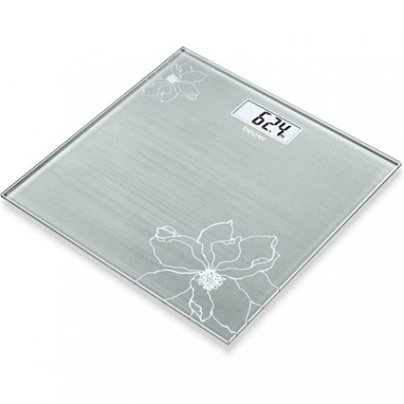 Beurer GS 10 Glass Scale with Glitter Effect and Easy-to-Read LCD Display - 1 Count