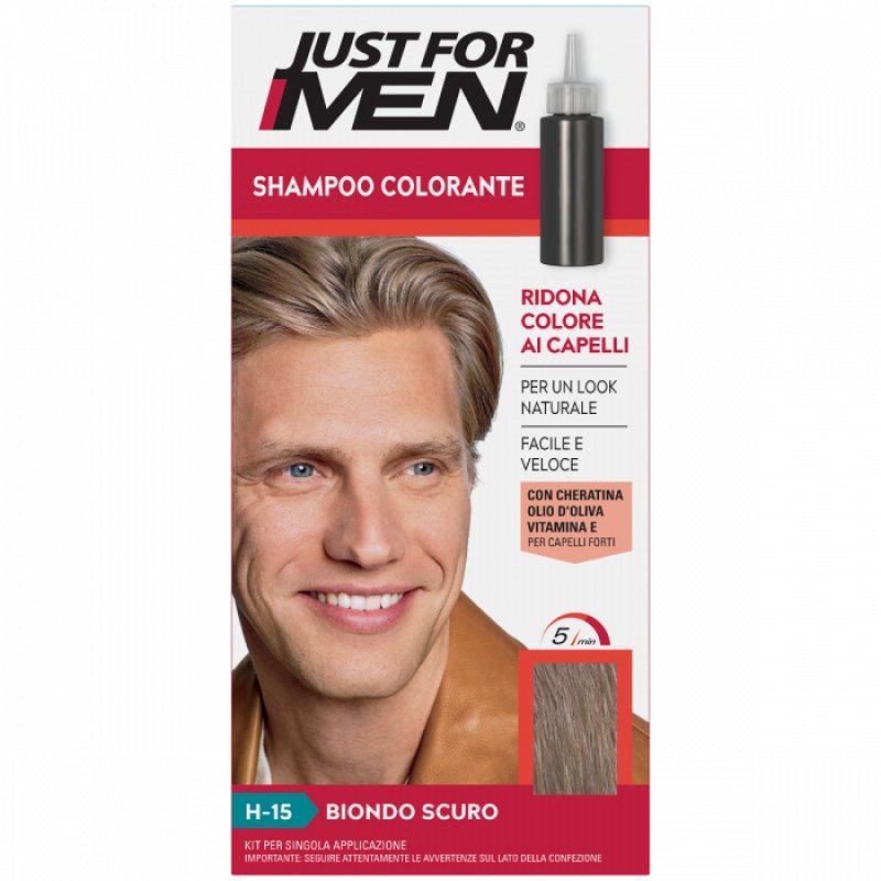 Just For Men Shampoo-in Color H-15 Light Brown