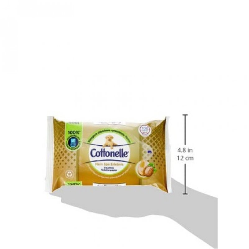 Cottonelle Moist My Spa Experience with a Touch of Cashmere & Shea Butter with Gentle Scent 42 Tissues
