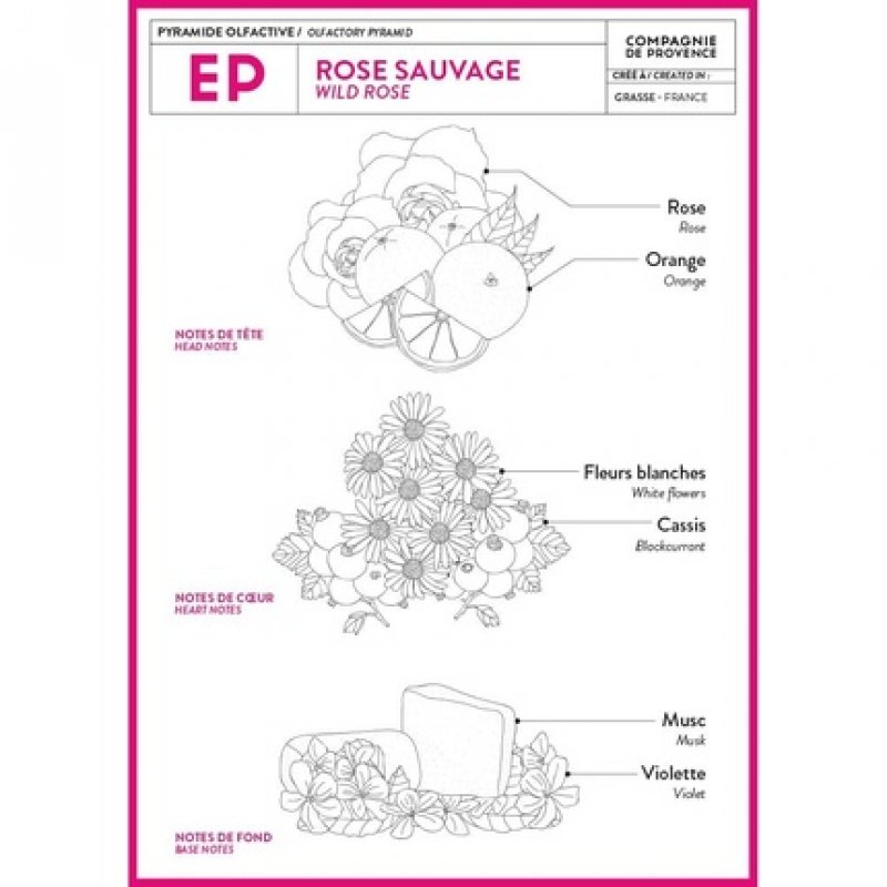 Compagnie De Provence Liquid Marseille Soap 300ml Wild Rose