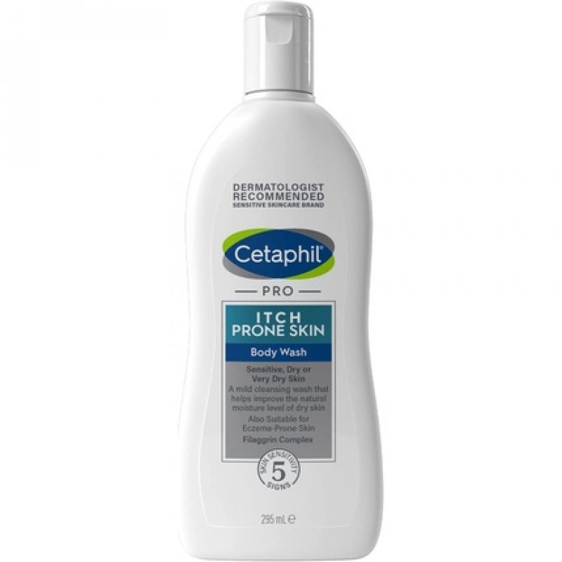 Cetaphil Pro Itch Prone Skin Body Wash 295ml with Shea Butter - Vegan Friendly
