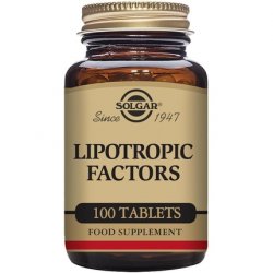 Solgar Lipotropic Factors Tablets - Liver Support Hormone and Nutrient Transportation Vegan Gluten Free and Kosher