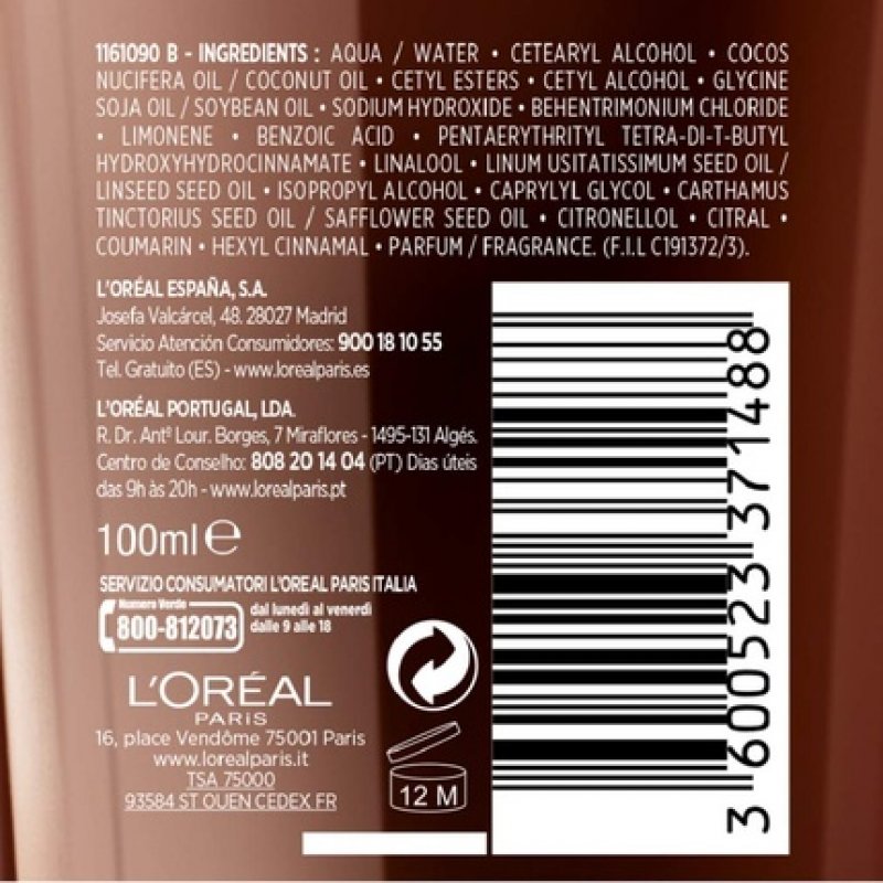 L'Oreal Paris Botanicals Nourishing Infusion Pomade for Dry Hair - Rich Nourishment