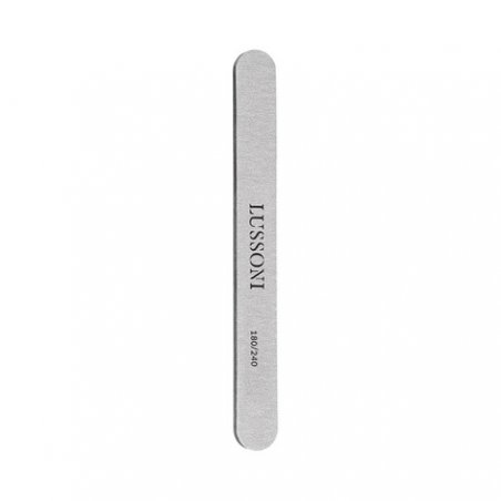 T4B LUSSONI Zebra Straight Files 180/240 Grit for Natural and Artificial Nails - Pack of 50