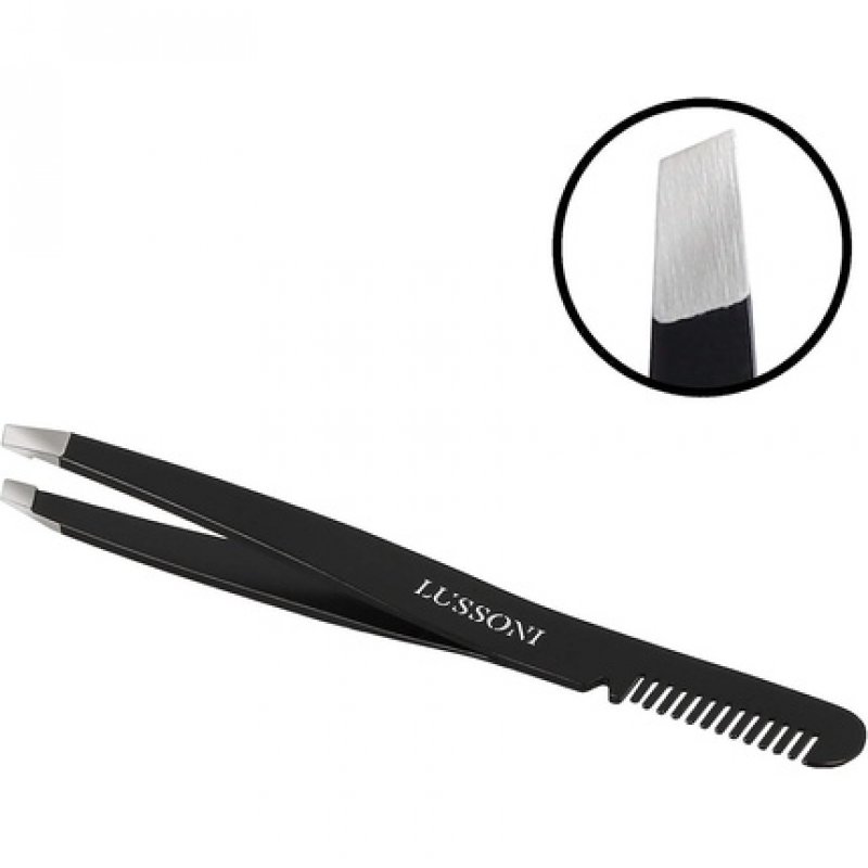 Lussoni Mu Acc Slant Tweezers With Comb 10g