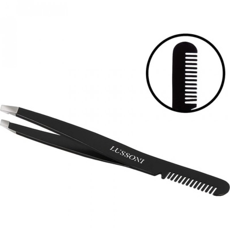 Lussoni Mu Acc Slant Tweezers With Comb 10g