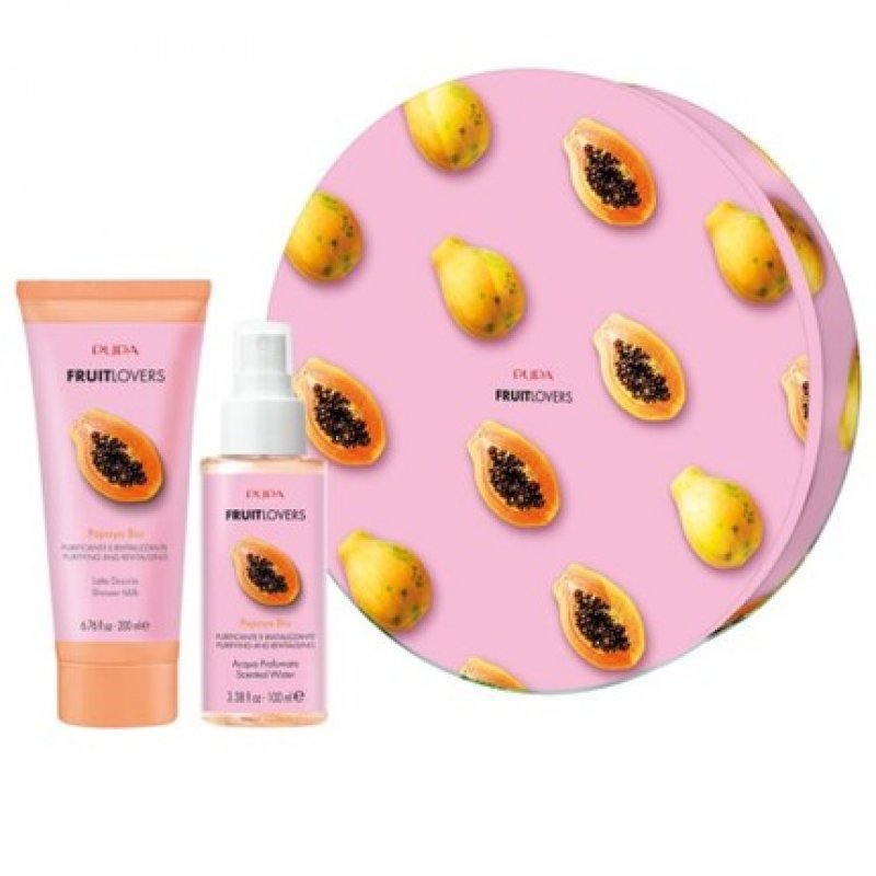 Pupa Kit Fruit Lovers Iii With Shower Milk And Scented Water - Papaya
