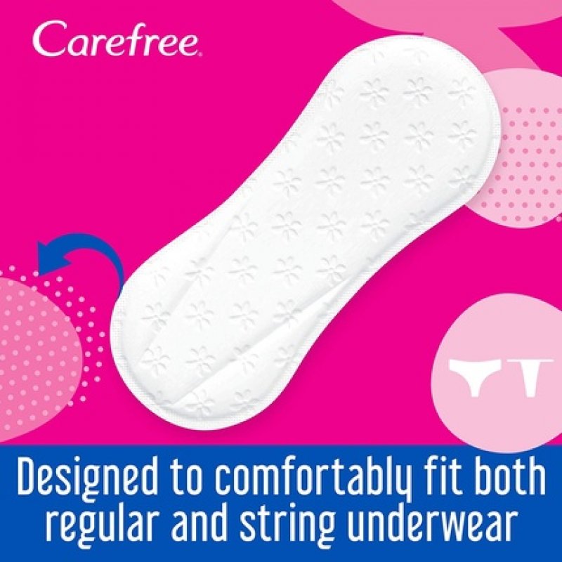 Carefree Cotton Feel Normal Panty Liners 56 Count