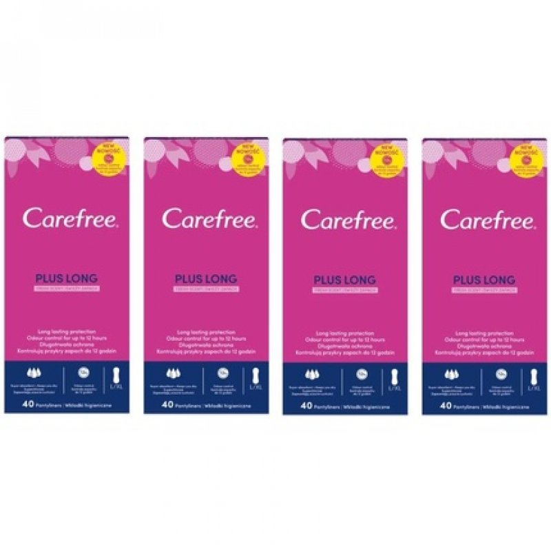 Carefree Plus Long Fresh Scent 40 Pads