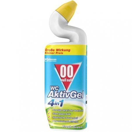00 WC ActivGel 4in1 Liquid Toilet Cleaner Fresh Green 750ml