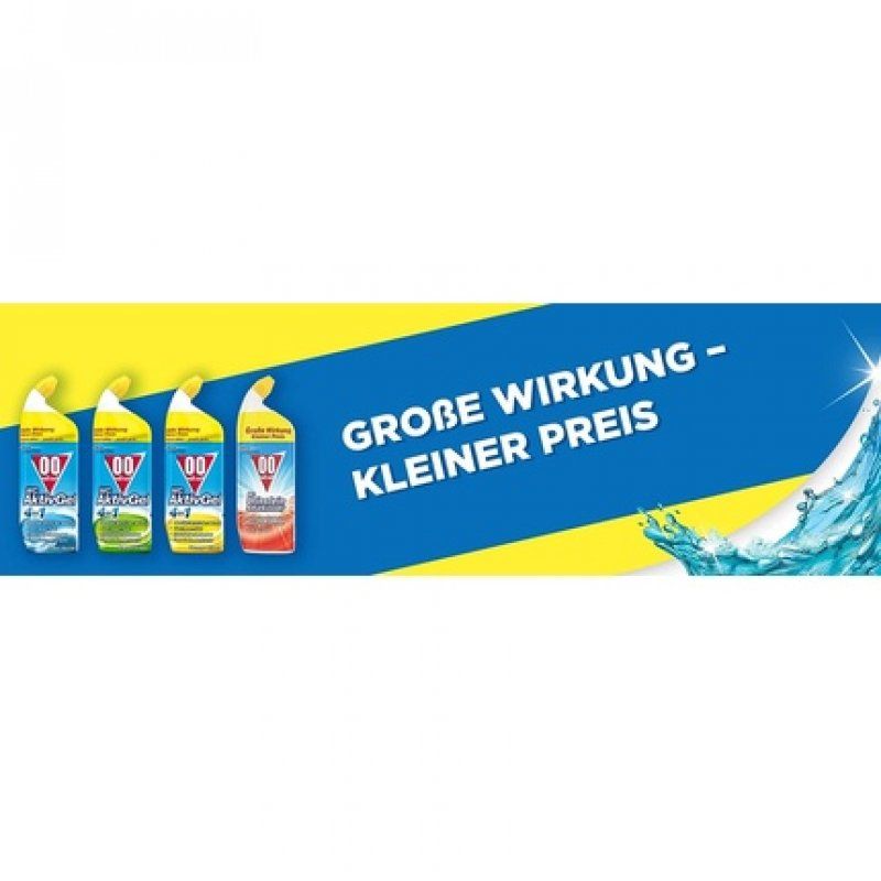 00 WC ActivGel 4in1 Liquid Toilet Cleaner Fresh Green 750ml