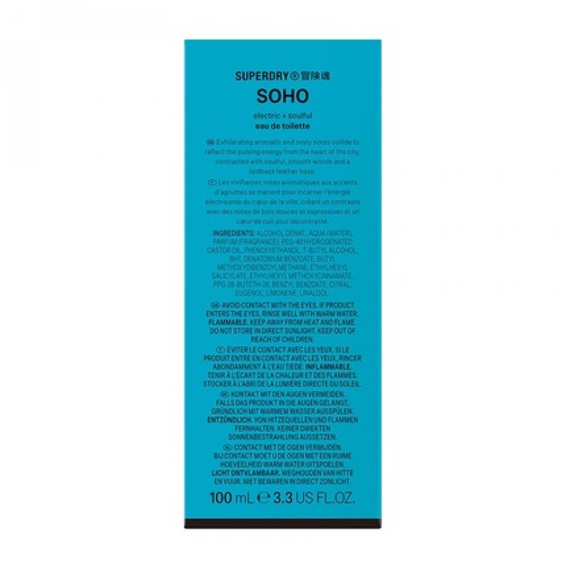 Superdry SOHO Eau de Parfum for Men 100ml