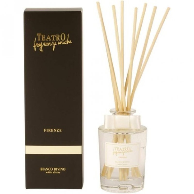 Teatro Fragranze Uniche Bianco Divino Diffuser 100ml with New Sticks