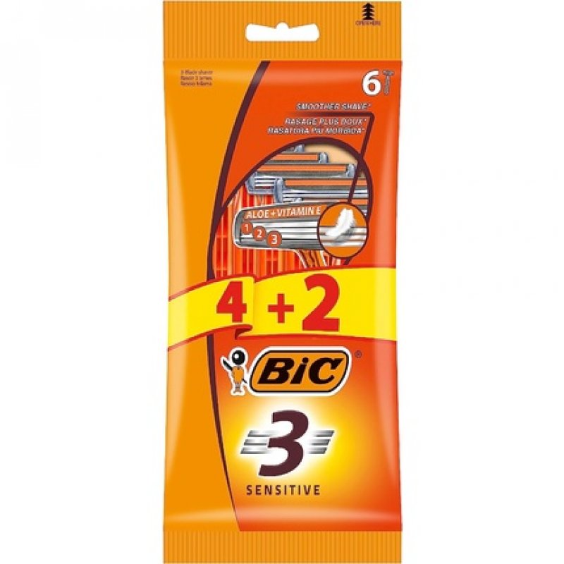 Bic Maq Af Sensitive 3H 100g - Pack of 4 2