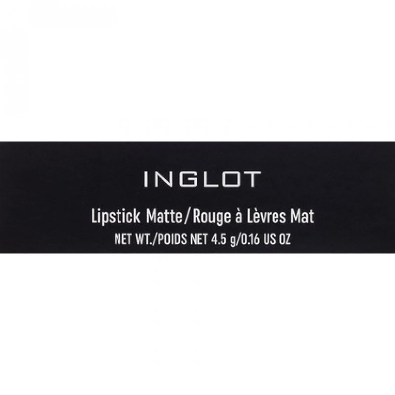 Inglot Matte Lipstick Enriched with Vitamin E, Avocado and Macadamia Oil Formula 4.5g - Shade 410