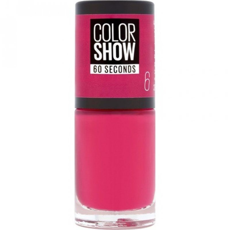 Maybelline Color Show 6 Bubblicious Nail Polishes - Pack of 6