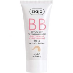 Ziaja BB Cream for Normal, Dry, and Sensitive Skin - Natural Tint 50ml