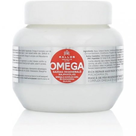 Kallos Kjmn Regenerating Hair Mask with Omega-6 Complex and Macadamia Oil 275ml