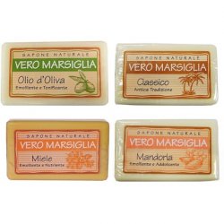Saponeria Nesti Firenze Vero Marsiglia Soap Almond Classic Olive Oil Honey 5.29 Ounce 150gr