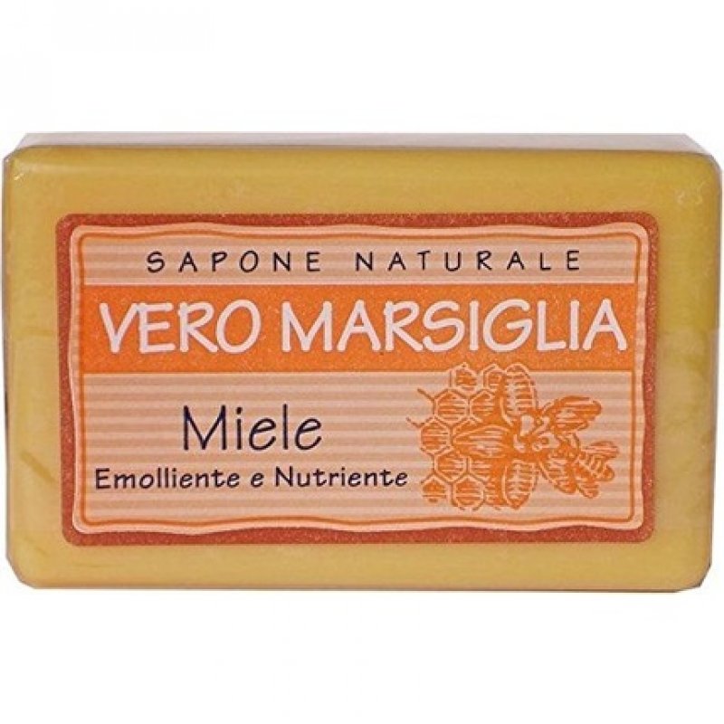 Saponeria Nesti Firenze Vero Marsiglia Soap Almond Classic Olive Oil Honey 5.29 Ounce 150gr
