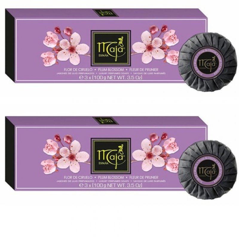 Maja Plum Blossom Soap Set 3.5 Oz./100g - Pack of 3