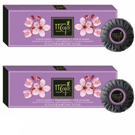 Maja Plum Blossom Soap Set 3.5 Oz./100g - Pack of 3