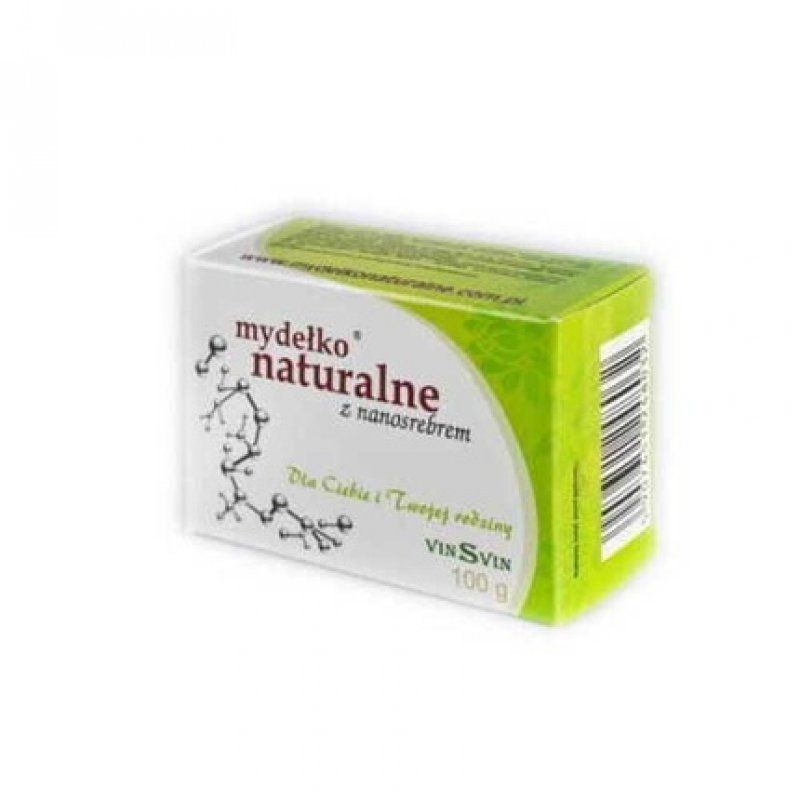 Natural Soap with Nanosilver 100g VINSVIN Cube