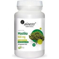 Aliness Mastika 500mg Resin Powder Dietary Supplement with Plant Extracts 60 Capsules