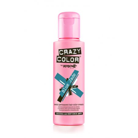 Crazy Color Permanent Hair Color Cream Number 67 Blue Jade 100ml
