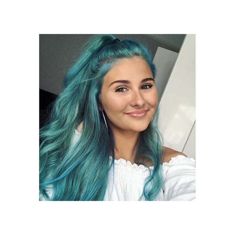 Crazy Color Permanent Hair Color Cream Number 67 Blue Jade 100ml