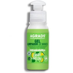 Candy Melon Hydroalcoholic Gel Hand Cleaner 78% Alcohol Without Rinse 80ml - Aroma Fruit Assorted