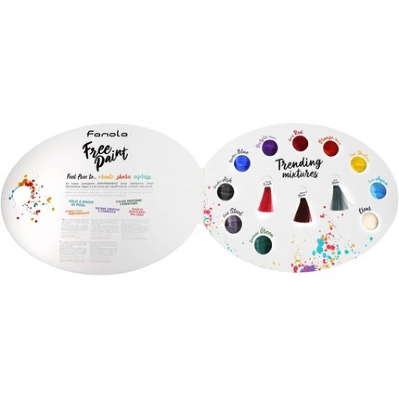 Fanola Free Paint Hair Color Chart