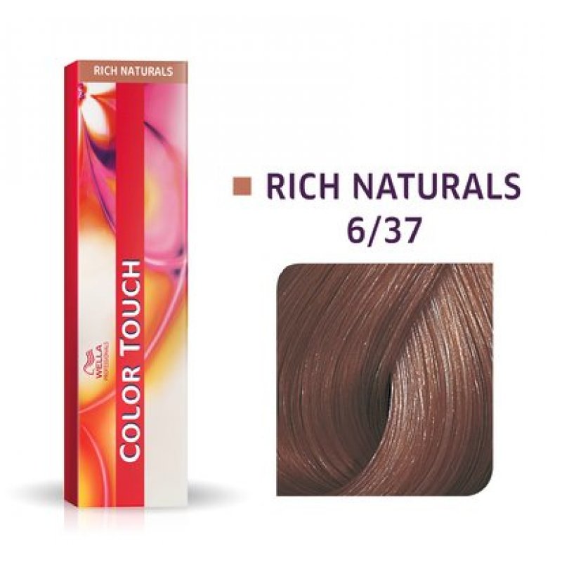 Wella Color Touch 6/37 Dark Blonde Gold Brown 60ml