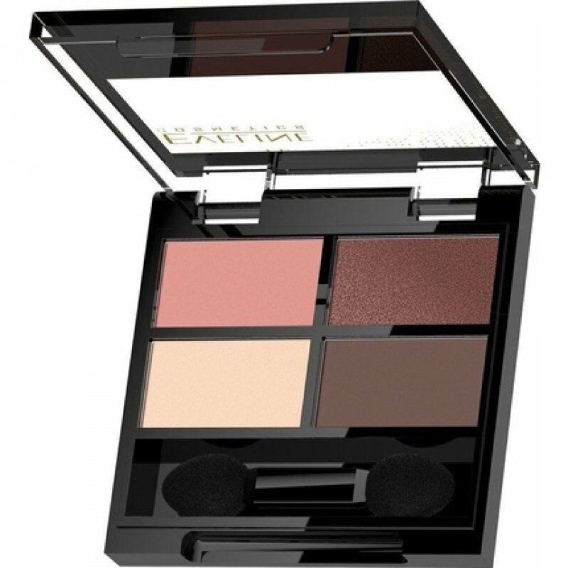 Eveline Quattro Professional Eyeshadow Palette with Eyeshadow Applicator 06 3.2g